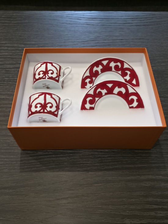 Hermes Other - Hermès Balcon du Guadalquivir Tasse à Thé et Soucoupe — set of 2